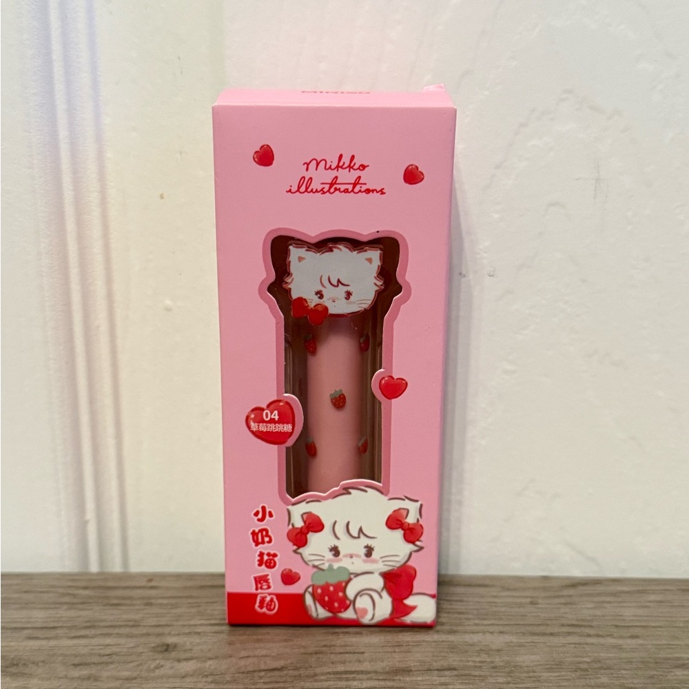 Mikko Illustrations Asia only exclusive Lip Stick 04 Strawberry Theme New